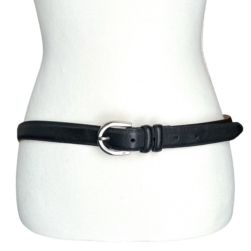NWT New York & Company Black Leather Belt